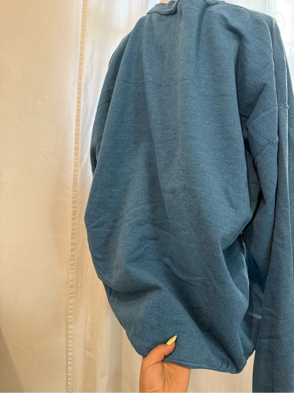 Nirvana Graphic Crewneck Sweatshirt - Blue - Picture 3 of 4
